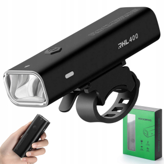 RockBros RHL-400 osvetlenie na bicykel 400 lm batéria
